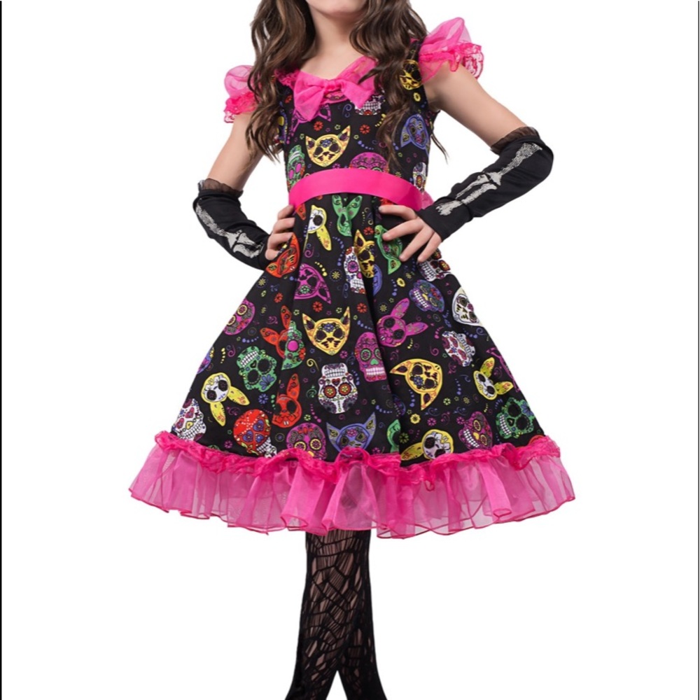 Day of the dead costume small